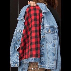 Brandy Melville lined denim jacket